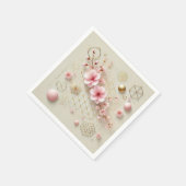 Sakura geometrische harmonie servet (Hoek)