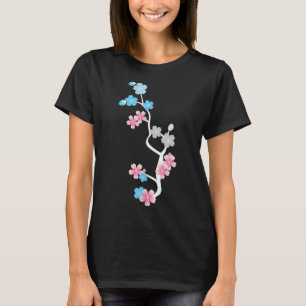 Sakura Gift Trans Funny Gift T-shirt Vrouwen, meis