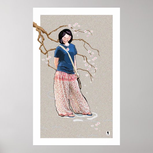Sakura girl poster (Voorkant)