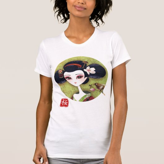 Sakura Girl T-shirt (Voorkant)