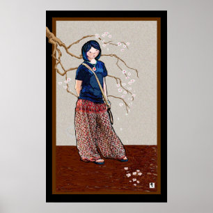 Sakura girl versie 2 poster