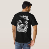 Sakura Golfslag T-shirt (Achterkant volledig)