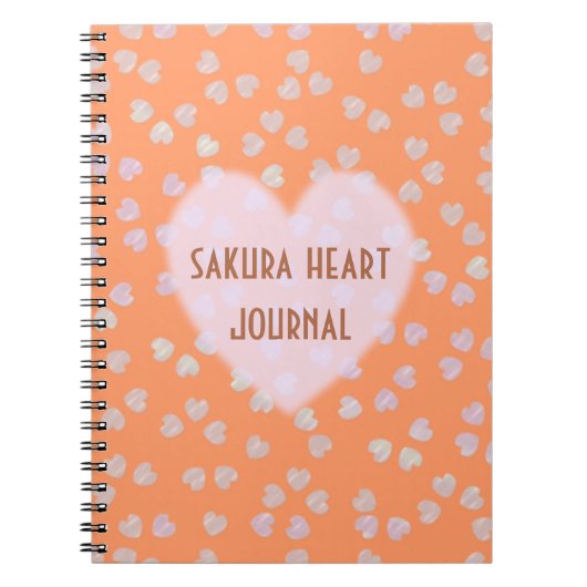 sakura harten notitieboek (Voorkant)