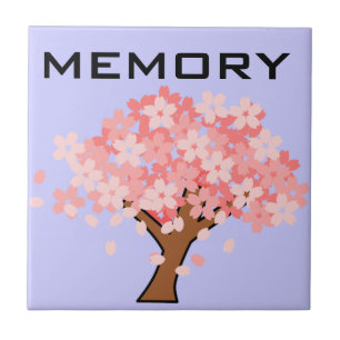 Sakura: Herdenking van geliefden herdenkingsgeheug Tegeltje