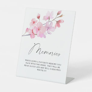 Sakura - herinneringen aan de bruid reclamebord met voetstuk