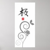 Sakura Hieroglyph Print (Voorkant)