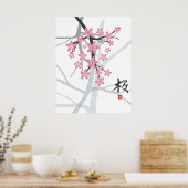 Sakura Hieroglyph Print (Keuken)