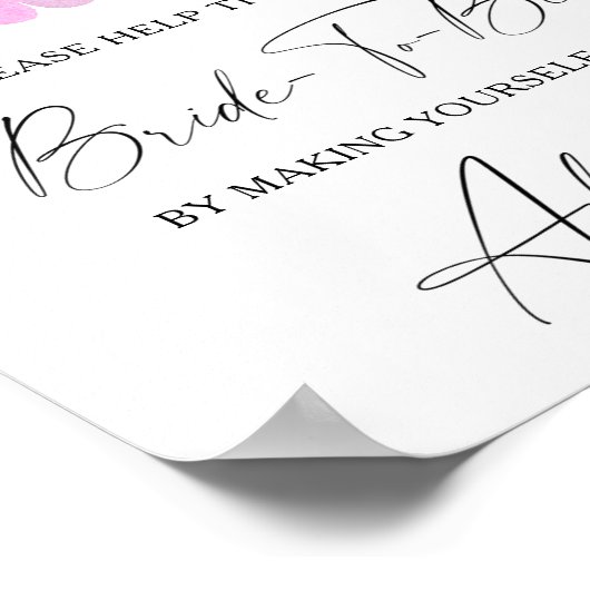 Sakura - hulp het bezige Poster van het Adres van  (Hoek)