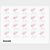 Sakura - Huwelijk Bedankt Vierkante Sticker (Vel)