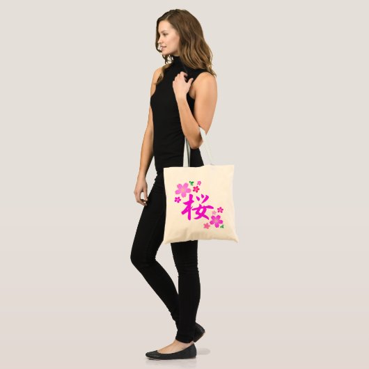 SAKURA in het Japans Tote Bag (Voorkant (model))