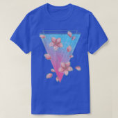 Sakura Japan Flower Synthwave Vaporwave Cherry Blo T-shirt (Design voorkant)