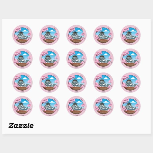 Sakura Japanese Castle Sticker Pack (Vel)