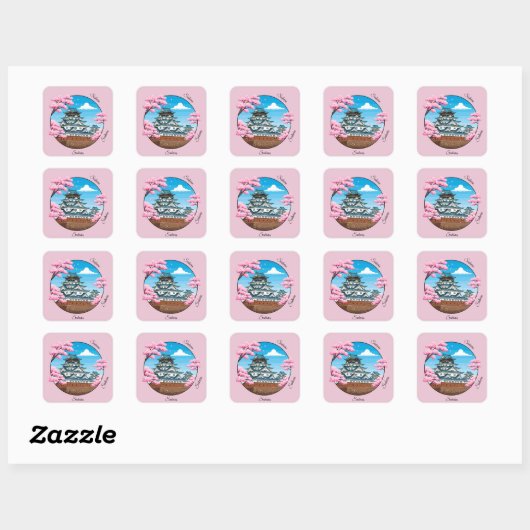 Sakura Japanese Castle Sticker Pack (Vel)