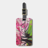 Sakura Japans Cherry Blossom art Bagagelabel (Voorkant verticaal)