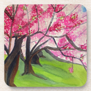 Sakura Japans Cherry Blossom art Bier Onderzetter