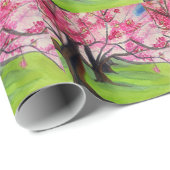 Sakura Japans Cherry Blossom art Cadeaupapier (Rol Hoek)