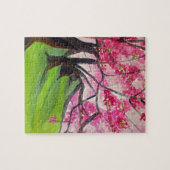 Sakura Japans Cherry Blossom art Legpuzzel (Horizontaal)