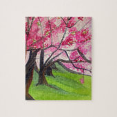 Sakura Japans Cherry Blossom art Legpuzzel (Verticaal)