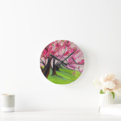 Sakura Japans Cherry Blossom art Ronde Klok (Huis)