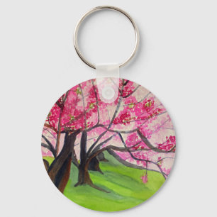 Sakura Japans Cherry Blossom art Sleutelhanger