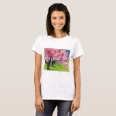 Sakura Japans Cherry Blossom art T-shirt (Voorkant volledig)