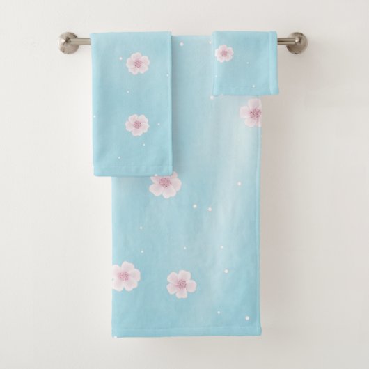 Sakura Japans Cherry Blossom Floral Bad Handdoek (Insitu)