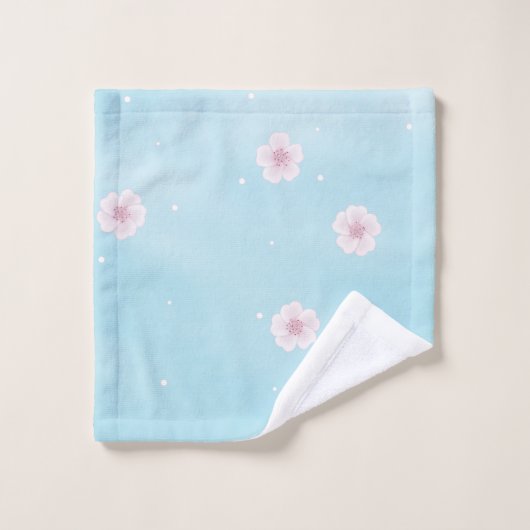 Sakura Japans Cherry Blossom Floral Bad Handdoek (Wasdoekje)