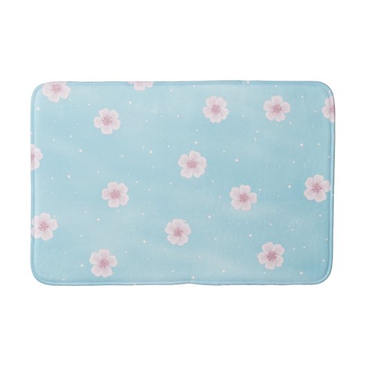 Sakura Japans Cherry Blossom Floral Badmat (Voorkant)