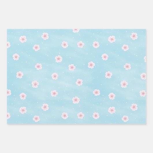 Sakura Japans Cherry Blossom Floral Inpakpapier Vel (Voorkant)