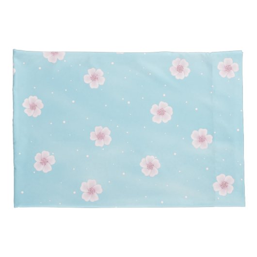 Sakura Japans Cherry Blossom Floral Kussensloop (Achterkant-Rechts)