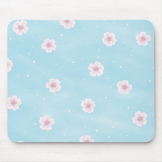 Sakura Japans Cherry Blossom Floral Muismat (Voorkant)