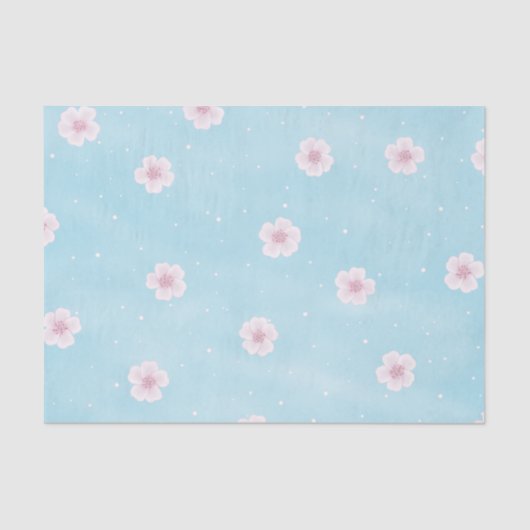 Sakura Japans Cherry Blossom Floral Tissuepapier (Voorkant)