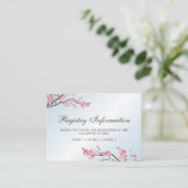 Sakura Japans Cherry Blossom Registry Info Kaart (Staand voorkant)