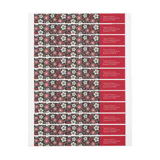 Sakura Japans ontwerp Wraparound Return-adres