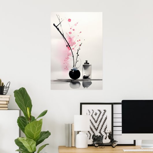 Sakura Japans Zen Poster (Thuiskantoor)
