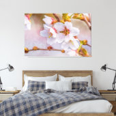 Sakura - Japanse Cherry Blossom Canvas Afdruk (Insitu (Slaapkamer))