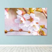 Sakura - Japanse Cherry Blossom Canvas Afdruk (Insitu (Houten vloer))