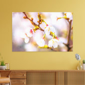 Sakura - Japanse Cherry Blossom Canvas Afdruk (Insitu (Woonkamer))