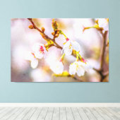 Sakura - Japanse Cherry Blossom Canvas Afdruk (Insitu (Houten vloer))