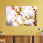 Sakura - Japanse Cherry Blossom Canvas Afdruk (Insitu (Woonkamer))