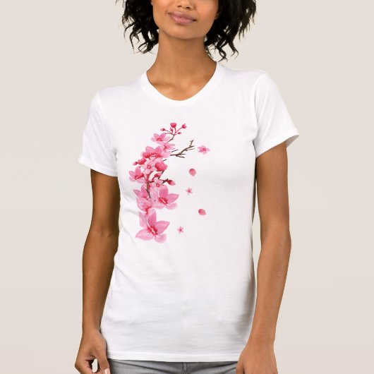 Sakura Japanse Cherry Blossom T-shirt (Voorkant)