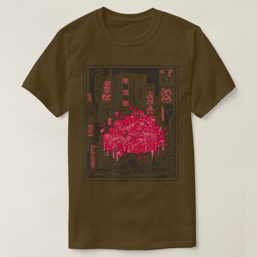 Sakura Japanse Cherry Blossom Tree T-shirt (Design voorkant)