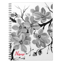 Sakura Japanse Cherry Tree Black en White