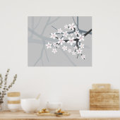 Sakura - Japanse Cherry Tree Blossom Print (Keuken)