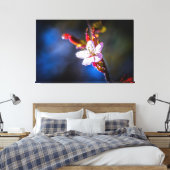Sakura - Japanse kersbloem Canvas Afdruk (Insitu (Slaapkamer))