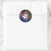 Sakura - Japanse kersbloem Ronde Sticker (Tas)