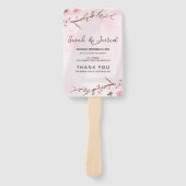 Sakura Japanse Kersenbloesem Aziatisch Handwaaier (Voorkant)