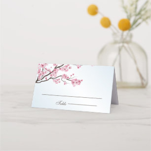 Sakura Japanse Kersenbloesem Aziatische Bruiloft Plaatskaartje