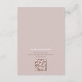 Sakura Japanse kersenbloesem bruiloft details Informatiekaartje (Achterkant)