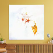 Sakura - Japanse kersenbloesem Canvas Afdruk (Insitu (Woonkamer))